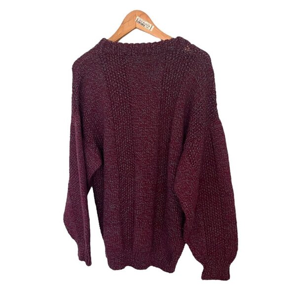 Handmade Chunky Knit Nordic Icelandic Pullover Sweater Extra Large - Picture 4 of 4